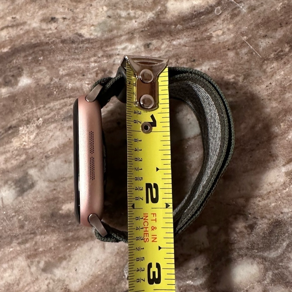 FREE* (1) Apple Watch Sport Loop Wristband Nylon & Velcro. Army Green Striped - Picture 5 of 16